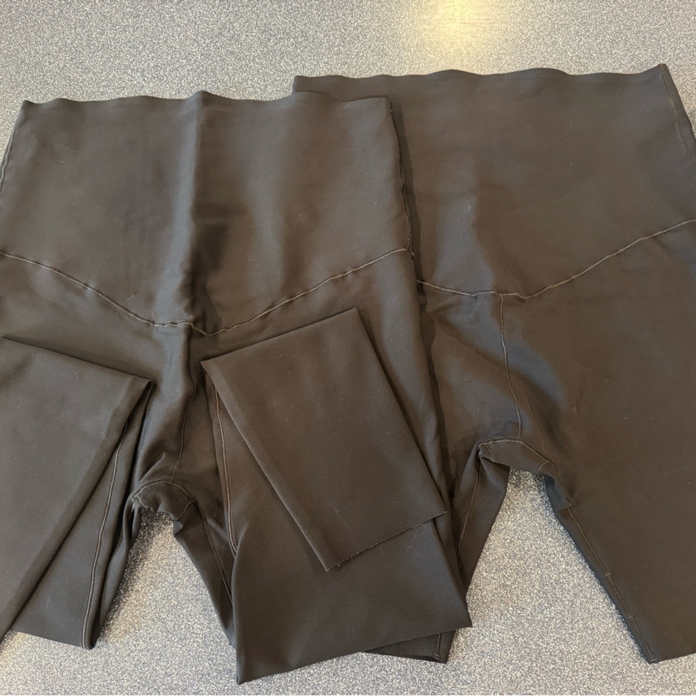 Glowe Maternity compression leggings and biker shorts bundle - size XL
